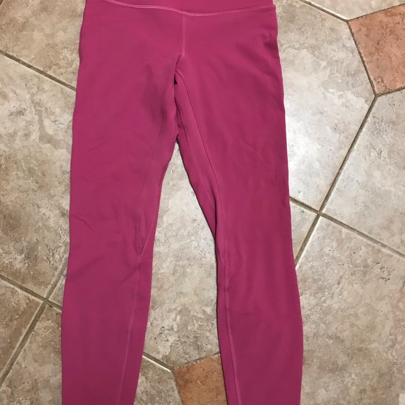 Lululemon Align Leggings, Size 6, Pink Lychee - Picture 5 of 6
